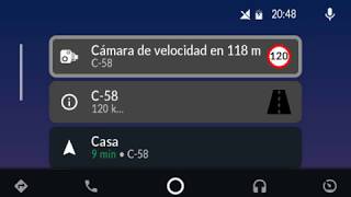 OBD2 for AA  CamSam Plus en Android Auto avisos de radar [upl. by Lyndell]