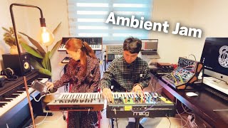 MongKencO  Ambient Jam with Moog Grandmother Dfam M32 SubH Korg Minilogue and Animoog [upl. by Lammaj]