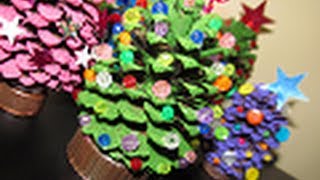 Arbolitos Navideños Ecológicos decorativos [upl. by Ardnoet]