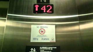 Schindler Miconic 10 Traction Elevators at APL Tower Jakarta 2746 Retake 3 [upl. by Ierdna]