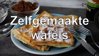 Zelfgemaakte wafels recept [upl. by Asiuqram465]