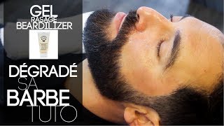 Tailler sa barbe en dégradé avec la tondeuse  test gel de rasage Beardilizer [upl. by Wiedmann]