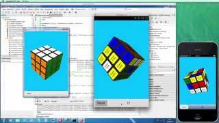 Tutorial Making a 3D simulation as a Rubiks Cube FireMonkey XE6 on Win iOS Android [upl. by Htenek]