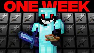 1 Week to Become Minecrafts Strongest Player [upl. by Staci]