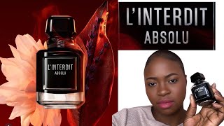 NEW LInterdit Absolu fragrance review fragrancereview GivenchyBeauty [upl. by Ettenil]