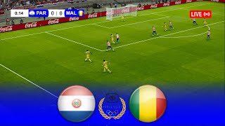 PARAGUAY vs MALI  Paris Olympics 2024 Mens Football  30 July 2024  Full Match  PES Gameplay [upl. by Halsted]