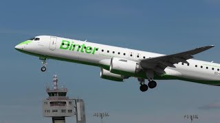 ECOEB Embraer 195 de Binter Canarias despegando por la 19 [upl. by Kelsy]