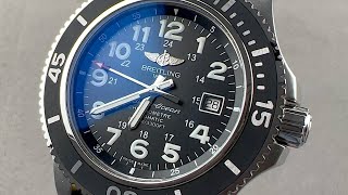 Breitling Superocean II 44 A17392D7BD68 Breitling Watch Review [upl. by Eniaral]