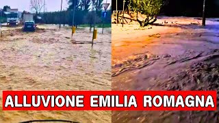 Alluvione Emilia Romagna esondano Senio Zena e Idice evacuazioni a Bologna e Faenza [upl. by Gerdy]