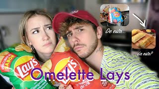 HERVIMOS varias BOLSAS de PATATAS para hacer la famosa OMELETTE LAYS  Hermanos Jaso [upl. by Alicea]