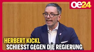 NR Herbert Kickl schießt gegen die Regierung [upl. by Curkell459]