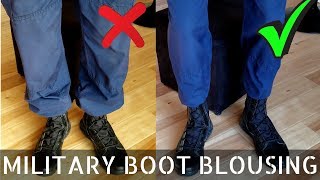 How To blouse your boots like a pro [upl. by Azpurua424]