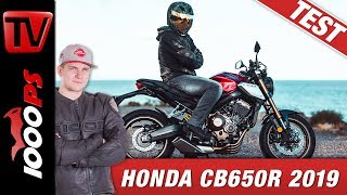 Honda CB650R 2019 Test  flinkes Naked Bike überrascht auf Spaniens Landstraßen [upl. by Nednil]