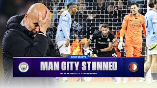 Manchester City STUNNED at home vs Feyenoord in the UEFA Champions League  Scoreline  CBS Sports [upl. by Festa]