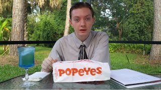 Popeyes Cheddar Biscuit Butterfly Shrimp  Food Review [upl. by Gaultiero922]