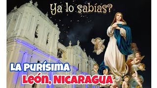 ASI SE VIVE LA PURÍSIMA EN LEÓN Nicaragua 🇳🇮❤️🇳🇮I Tradición y Fervor Mariano 2023 viral historia [upl. by Cirdahc]