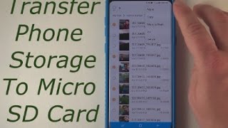 Transfer Phone Storage To Micro SD Card [upl. by Nerraj]