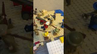 Lego Omaha beach war lego [upl. by Kylstra]