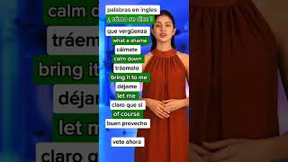 Palabras en inglés  Parte 59 👩🏻‍🏫 curso cursosingles educación english cursodeingles [upl. by Lashoh]