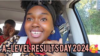 OMG😱ALevel results day vlog 2024Did I get get the gradesLets find out [upl. by Ekyt]