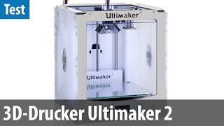 3DDrucker Ultimaker 2 im PCWELTTest  deutsch  german [upl. by Cirtap299]