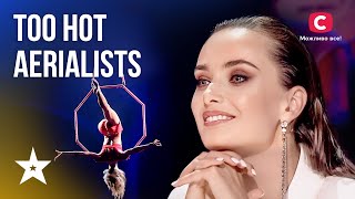 🫣 CLOSE KIDS EYES 🔥 Hottest Girls Flying in the Air  Emotional Auditions  Got Talent 2024 [upl. by Lundeen637]