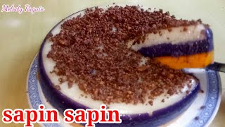 How to make CREAMY SAPINSAPIN The famous Filipino native kakanin [upl. by Cohn]