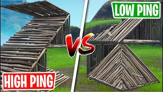 Fortnite Testing Different Building Methods On HIGH Ping vs LOW Ping [upl. by Analihp366]