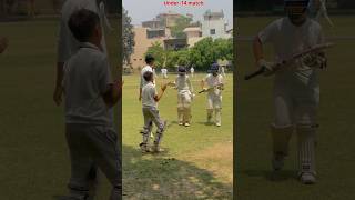 U14 cricket match 🏏  cricket  cricket shorts viralvideo [upl. by Huxley370]