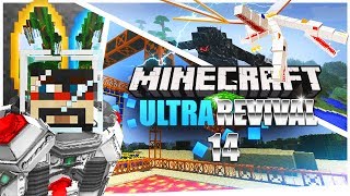 Minecraft Ultra Modded Revival Ep 14  MEGA HAMMER [upl. by Arammahs]