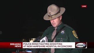 Col Mark Hall gives update about New Hampshire Hospital shooting [upl. by Manton]