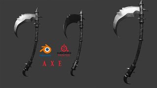 Axe 3D Modeling  Blender [upl. by Demmahom]