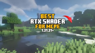 BEST SHADERS FOR MCPE 12121  MINECRAFT PE 🔥 121 RTX [upl. by Dranyl247]