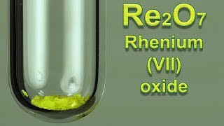 Re2O7 Rhenium heptoxide Chemical reactions [upl. by Nahshu]