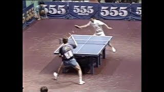 World Cup 1990 Jan Ove Waldner vs Ma Wenge [upl. by Areht]