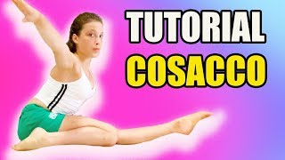 COME FARE IL COSACCO SULLA TRAVE  TUTORIAL GINNASTICA ARTISTICA [upl. by Alfie]