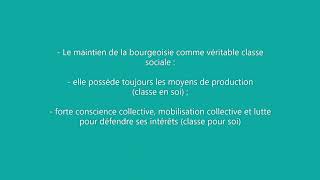 Chapitre 2  Partie II  B Les débats théoriques et statistiques sur la société française vidéo 6 [upl. by Meredithe]