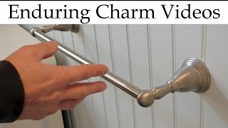 Towel Bars How To Tighten Or Remove [upl. by Drice198]