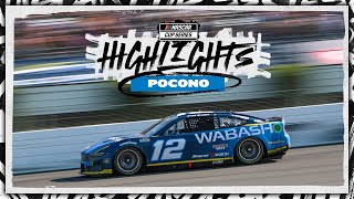 Prevailing at Pocono Blaney powers forth for second win of 2024  NASCAR [upl. by Ibbob]