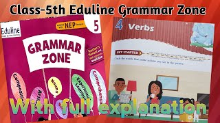 class5th Lesson4 Verbs Eduline Grammar Zone englishgrammarenglish solution verb neha edit [upl. by Thornburg]