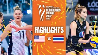 🇺🇸 USA vs 🇹🇭 THA  Highlights Phase 2 Womens World Championship 2022 [upl. by Padegs]