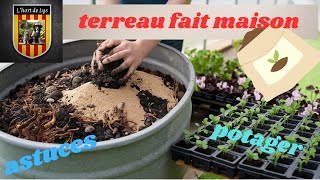 Preparation de Terreau pour Semis  DIY [upl. by Lirba449]