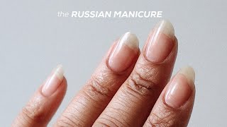 RUSSIAN MANICURE AT HOME  The DIY Dry Manicure [upl. by Eustis]