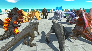 BATTLE ROYALE ALL LEGENDARY MONSTERS MOST EPIC VIDEO  Kaiju Nation [upl. by Loftis]