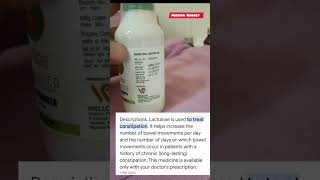 lactulose solution use Constipation treatmentshorts medical ytshorts trending [upl. by Yenttirb683]