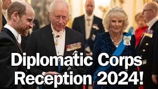 Princess Of Wales Catherine MISSES Diplomatic Corps Reception 2024  British RoyalFamily [upl. by Nyladam]