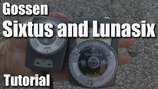 How to use a handheld light meter Gossen Lunasix and Sixtus [upl. by Elisee]