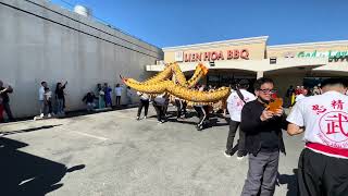 2024 Trung Tinh Duong Dragon Dance at BBQ shorts [upl. by Fulvia]