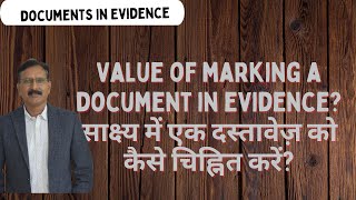 How to Exhibit or mark a document in civil case Supreme Court amp Delhi High Court [upl. by Josiah623]