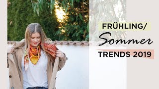 Modetrends FrühlingSommer 2019  Die 8 SCHÖNSTEN Trends für Deinen Kleiderschrank [upl. by Nnaegroeg]